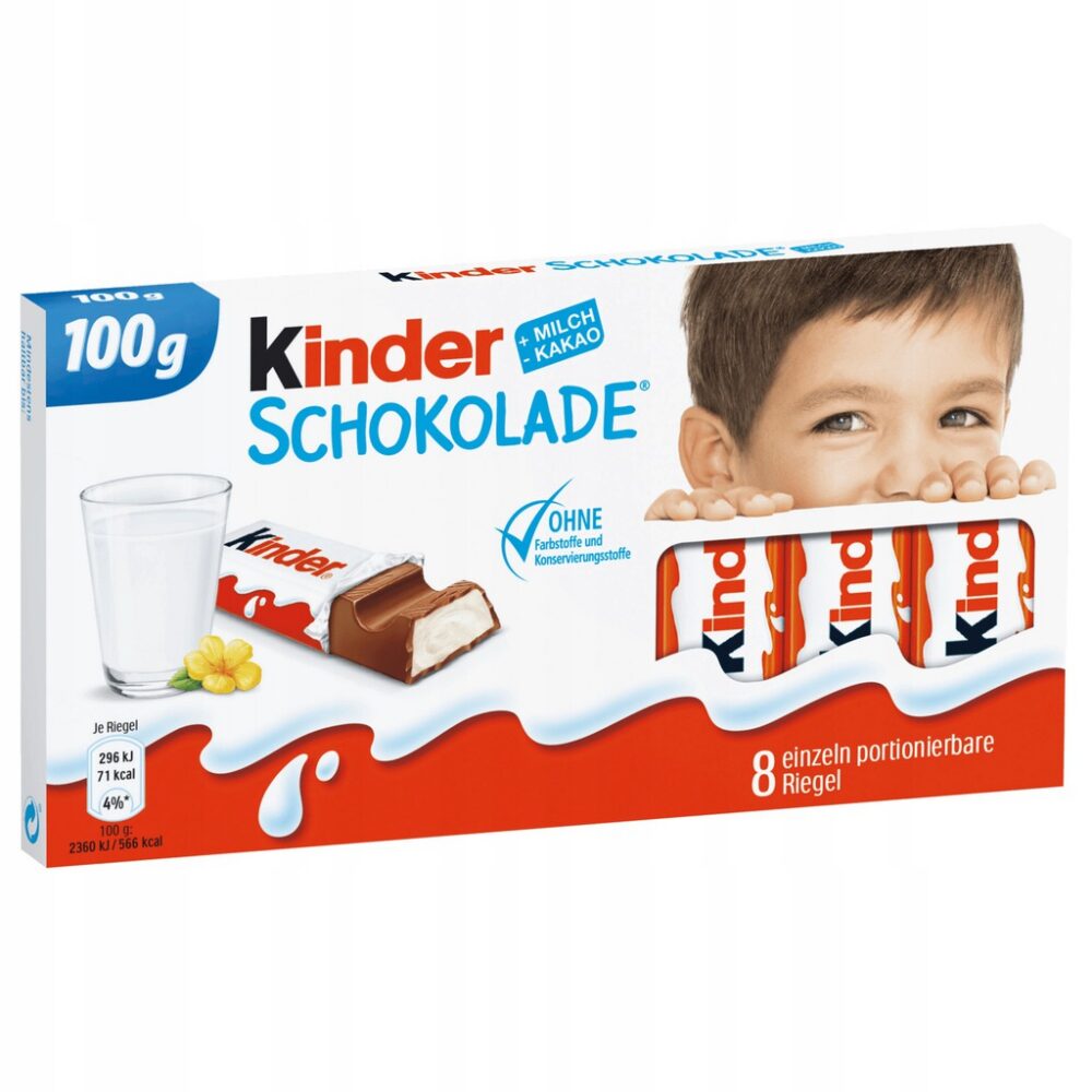 Kinder Schokolade 4 x 100g - obrazek 3