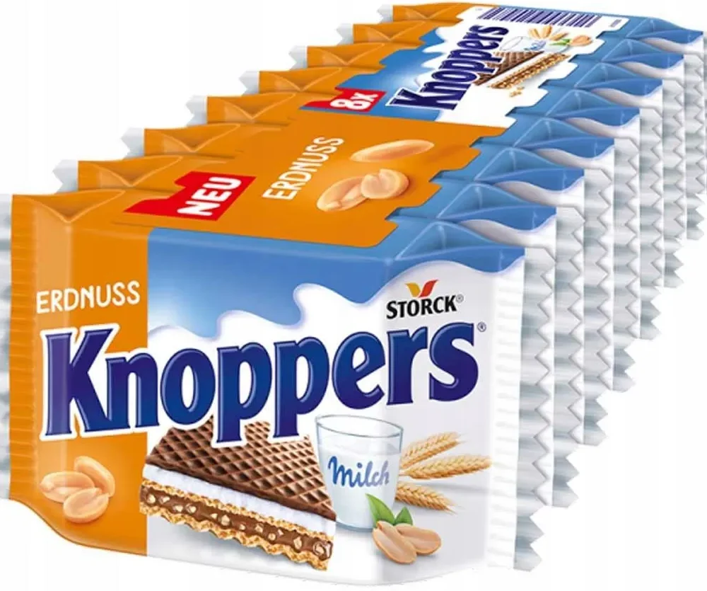 Knoppers Erdnuss 8szt
