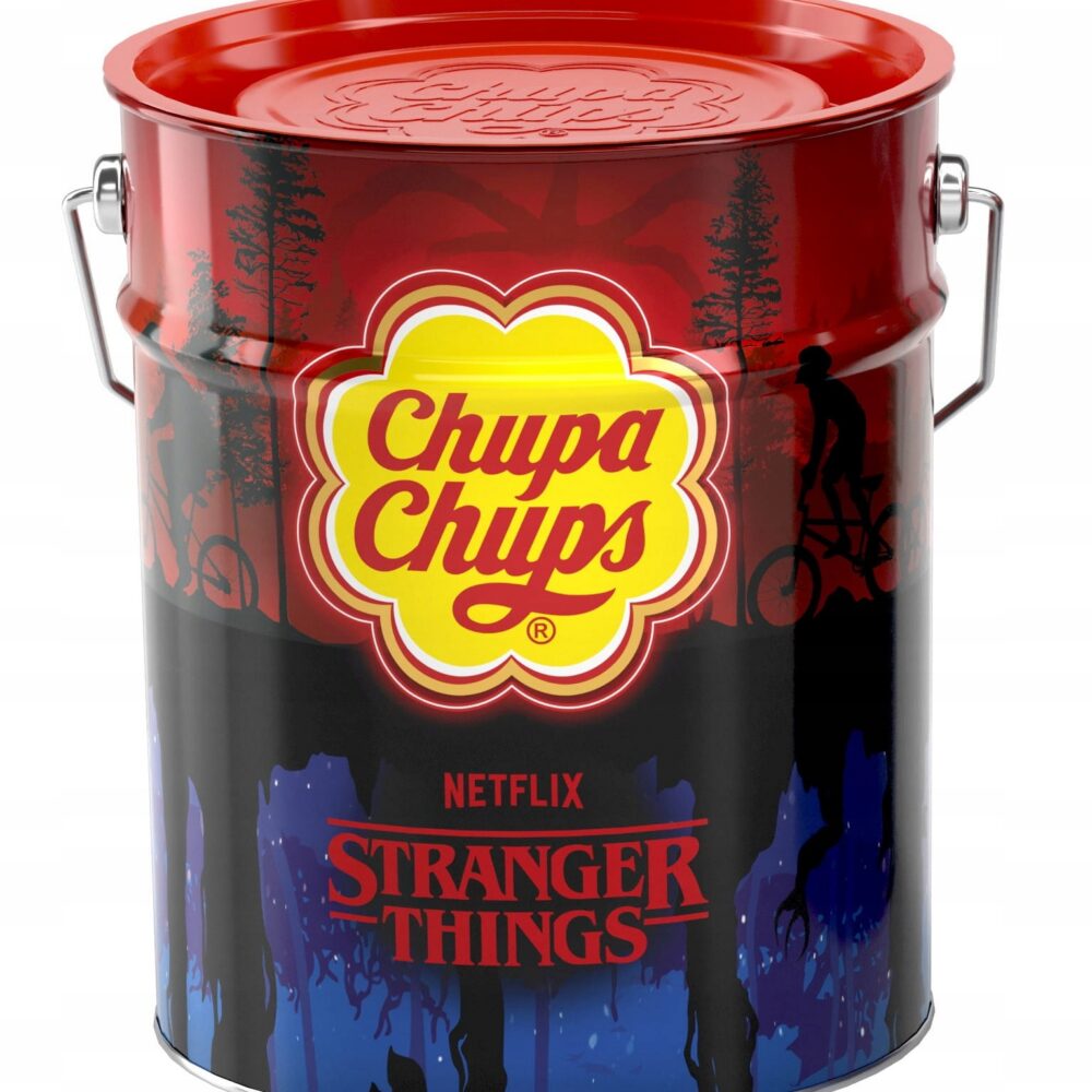 Lizaki Chupa Chups 150szt Puszka Stranger things
