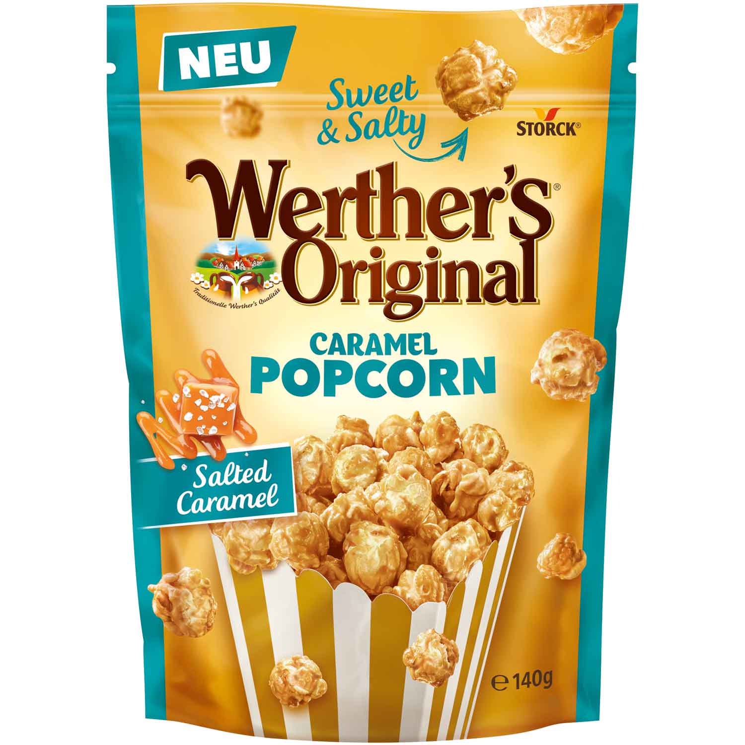 e7cd302548929b2fe75c3ede50ca-2 Popcorn Original Słony Karmel 140g Werthers Original Carmel - obrazek 1