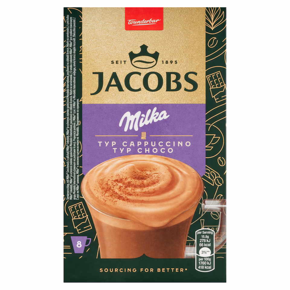Jacobs Cappuccino 400g Milka Czekoladowa