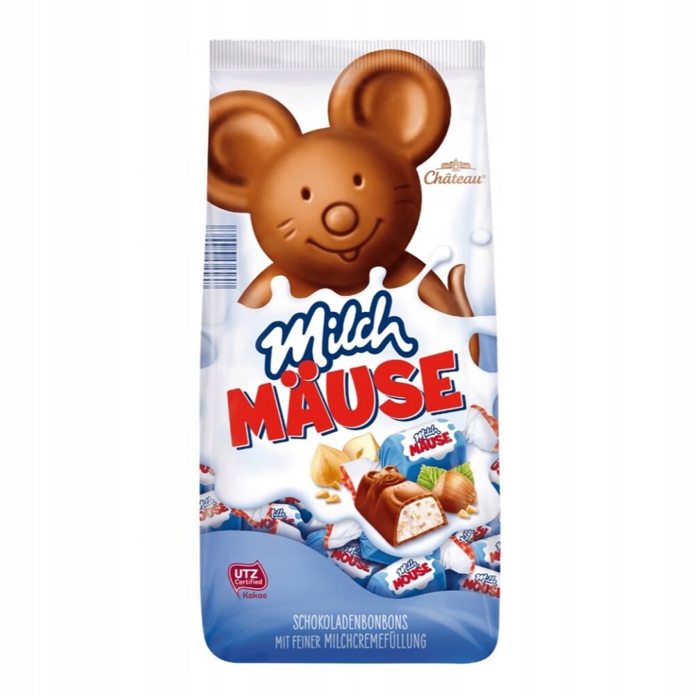 Cukierki Milch Mause 210g Orzechowe