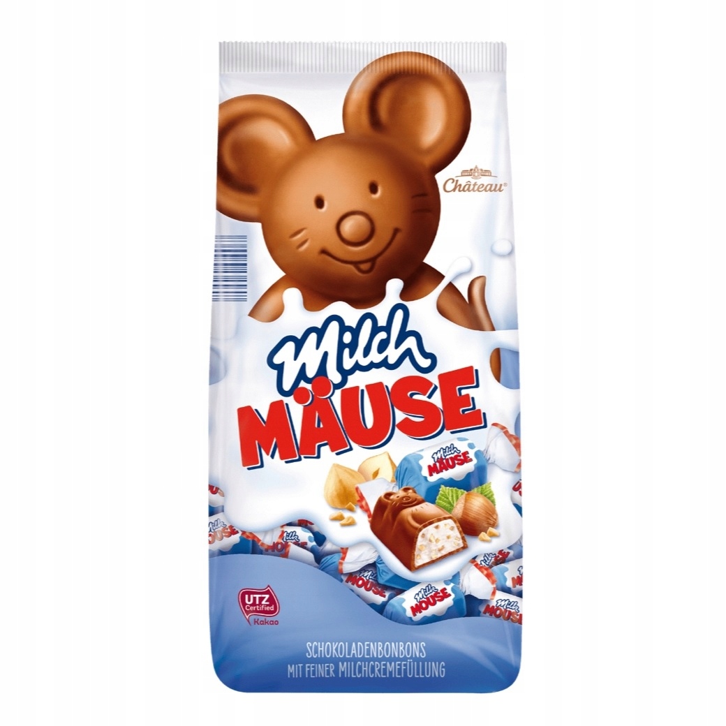 Choceur-Milk-Mouse-Milchcreme-Haselnuss-210g Cukierki Milch Mause 210g Orzechowe - obrazek 1