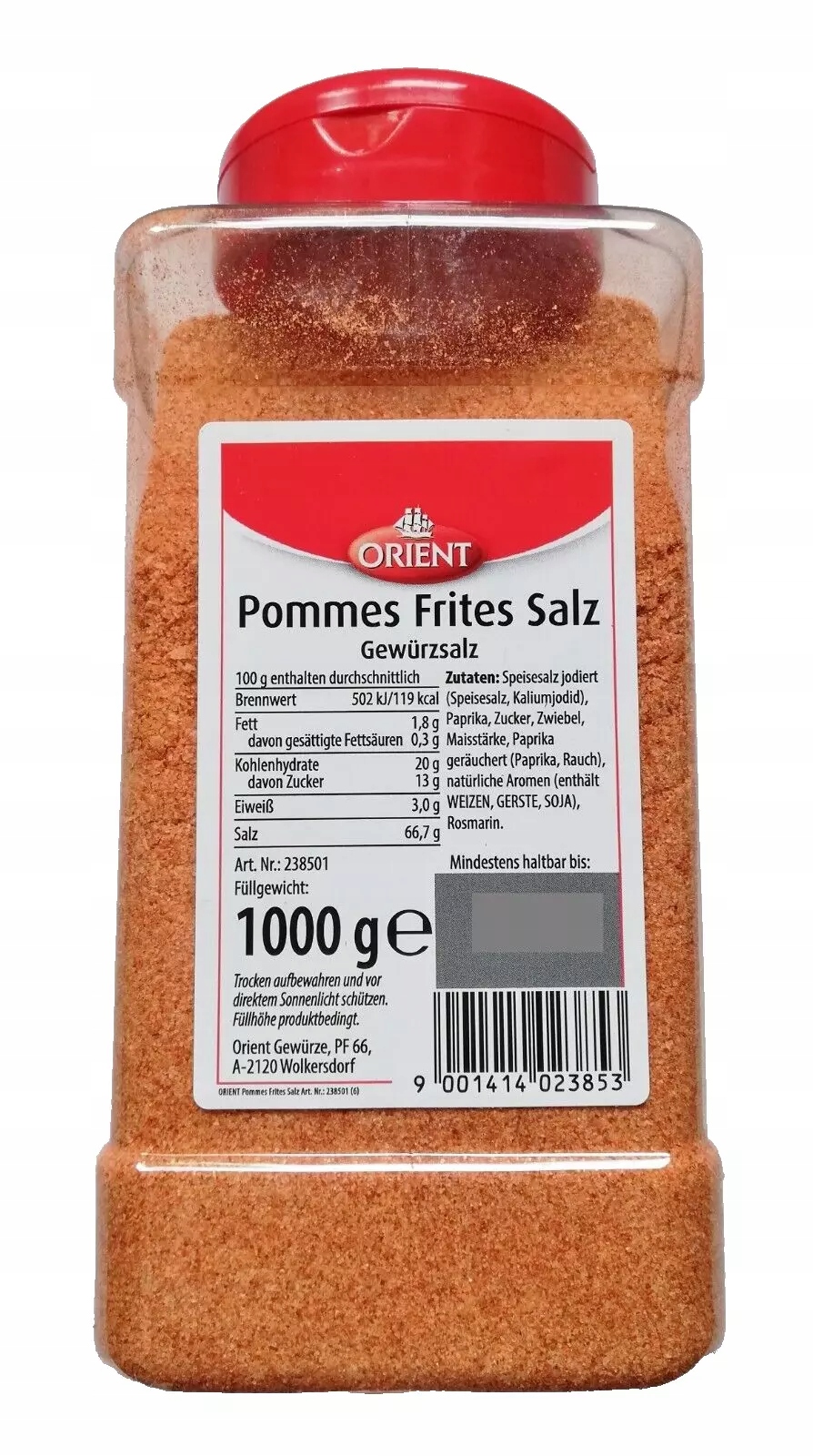 30a03a0b4dc1b44fe8edbf82611d Przyprawa do Ziemniaków i Frytek 1kg ORIENT Pommes Frites Salz - obrazek 1