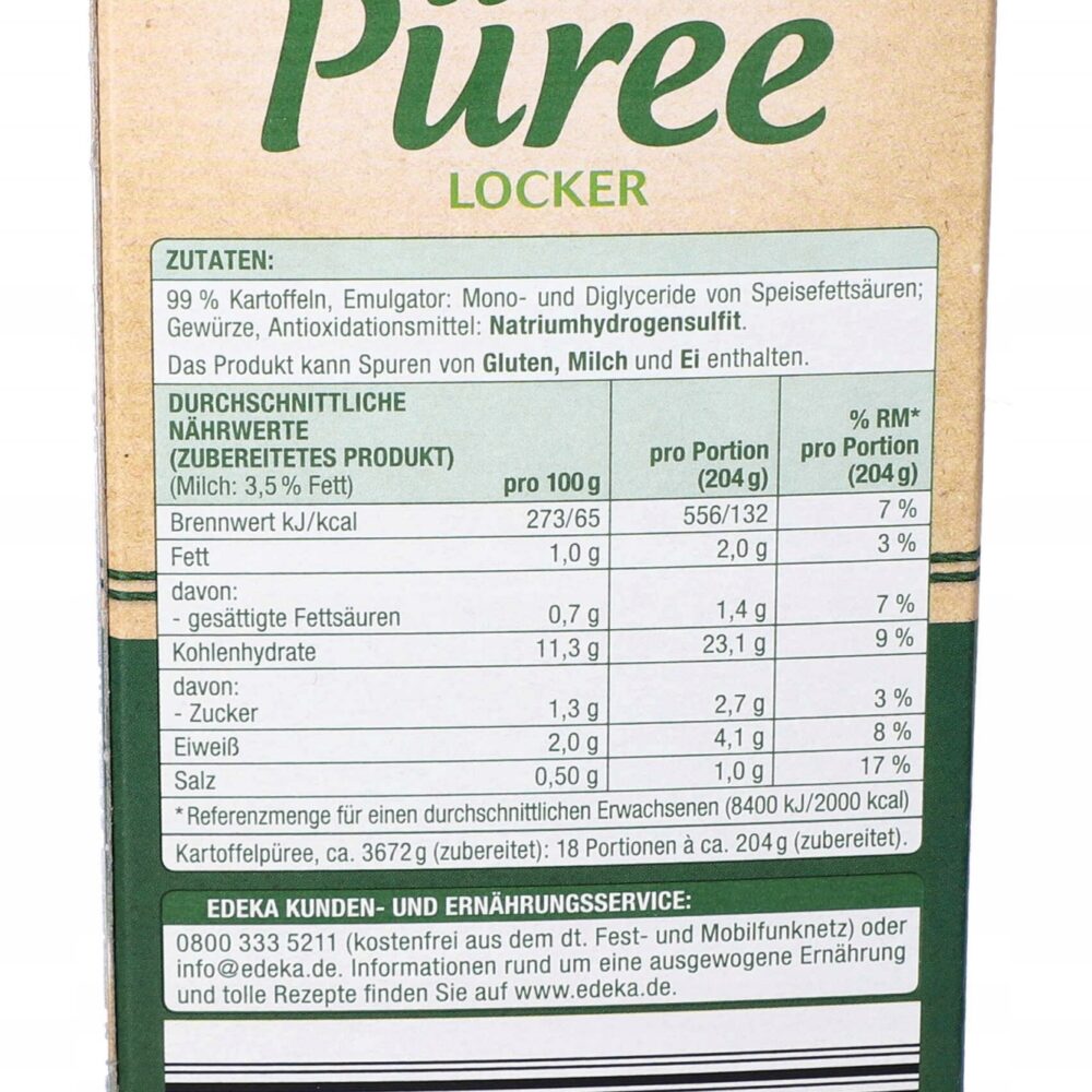 Puree ziemniaczane Gut&Gunstig 510 g 18 porcji z Niemiec - obrazek 5