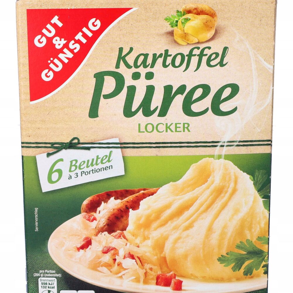 Puree ziemniaczane Gut&Gunstig 510 g 18 porcji z Niemiec - obrazek 2