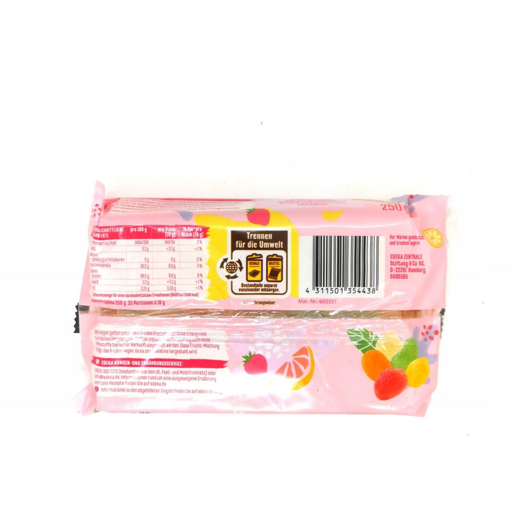Galaretki Fruchtmischung Edeka 250 g Owocowe Z DE - obrazek 4