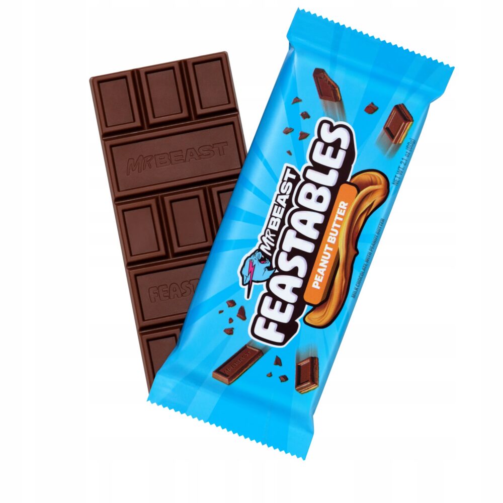 Czekolada MrBeast Peanut Butter USA 60 g - obrazek 2